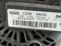 2013-2019 Nissan Sentra Alternator Replacement Generator Charging Assembly Engine OEM P/N:23100 9AE0A Fits OEM Used Auto Par