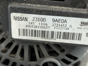 2013-2019 Nissan Sentra Alternator Replacement Generator Charging Assembly Engine OEM P/N:23100 9AE0A Fits OEM Used Auto Parts