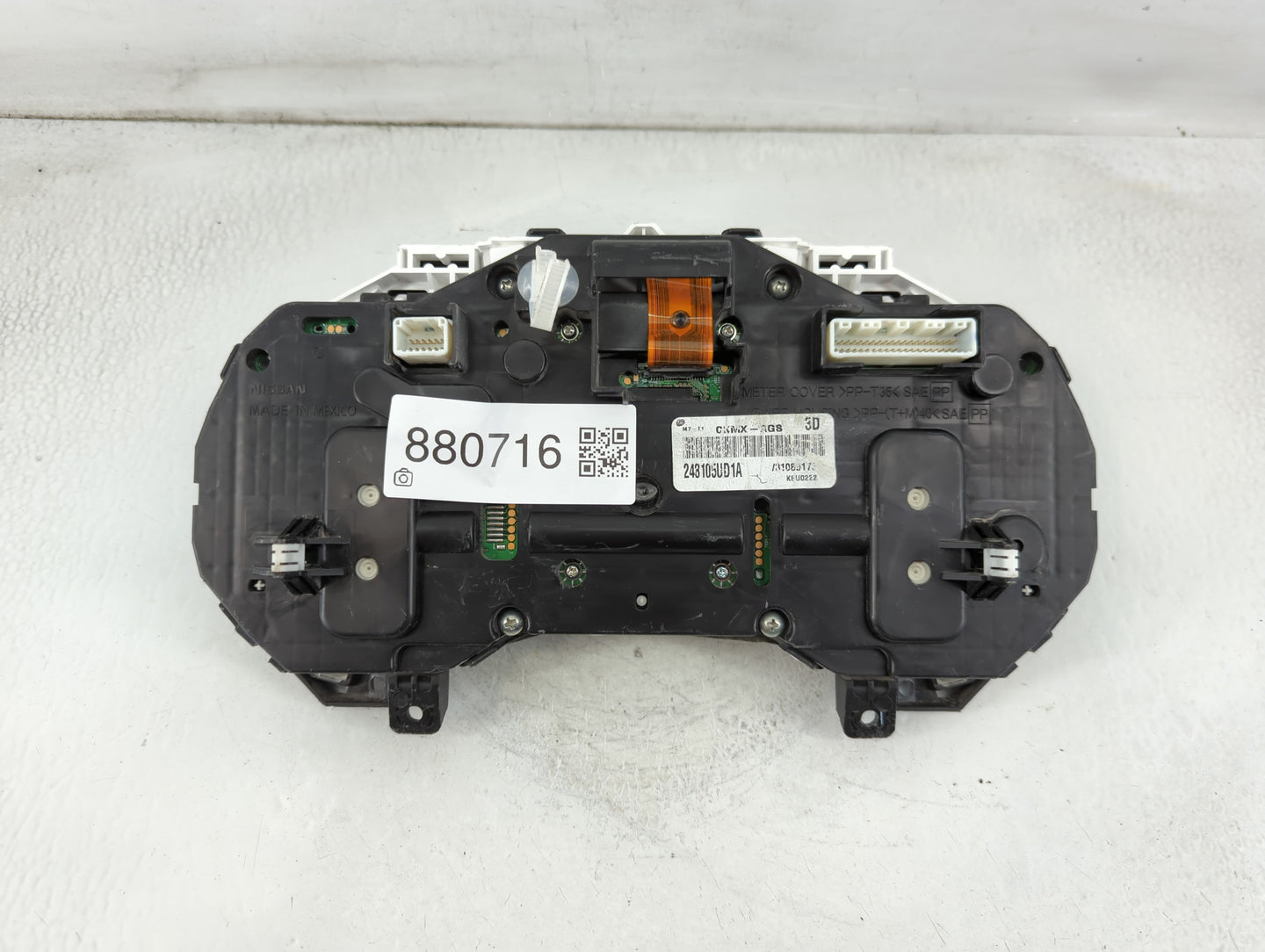 2016-2019 Nissan Sentra Instrument Cluster Speedometer Gauges P/N:248105UD1A Fits Fits 2016 2017 2018 2019 OEM Used Auto Par