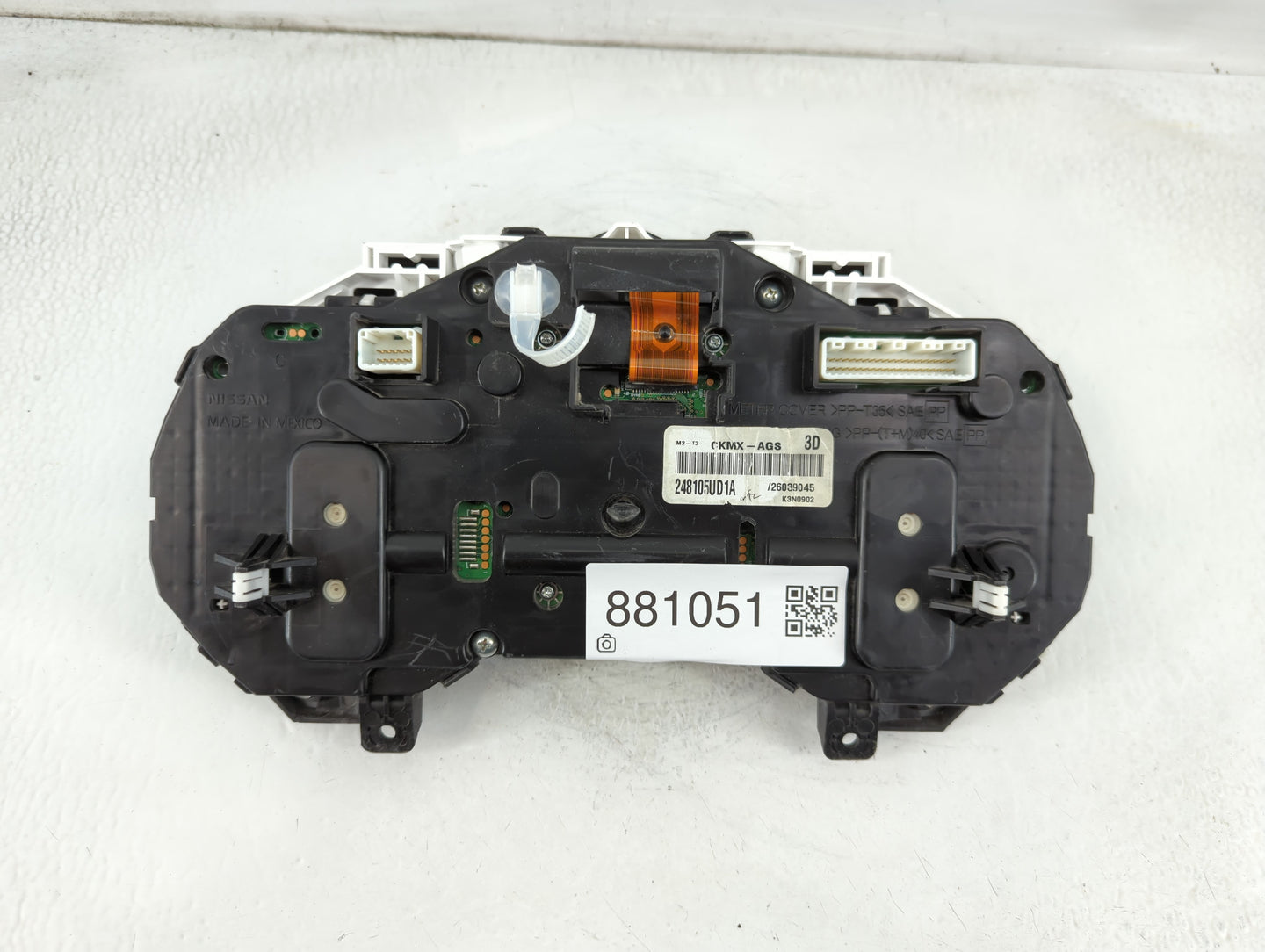 2016-2019 Nissan Sentra Instrument Cluster Speedometer Gauges P/N:248105UD1A Fits Fits 2016 2017 2018 2019 OEM Used Auto Par