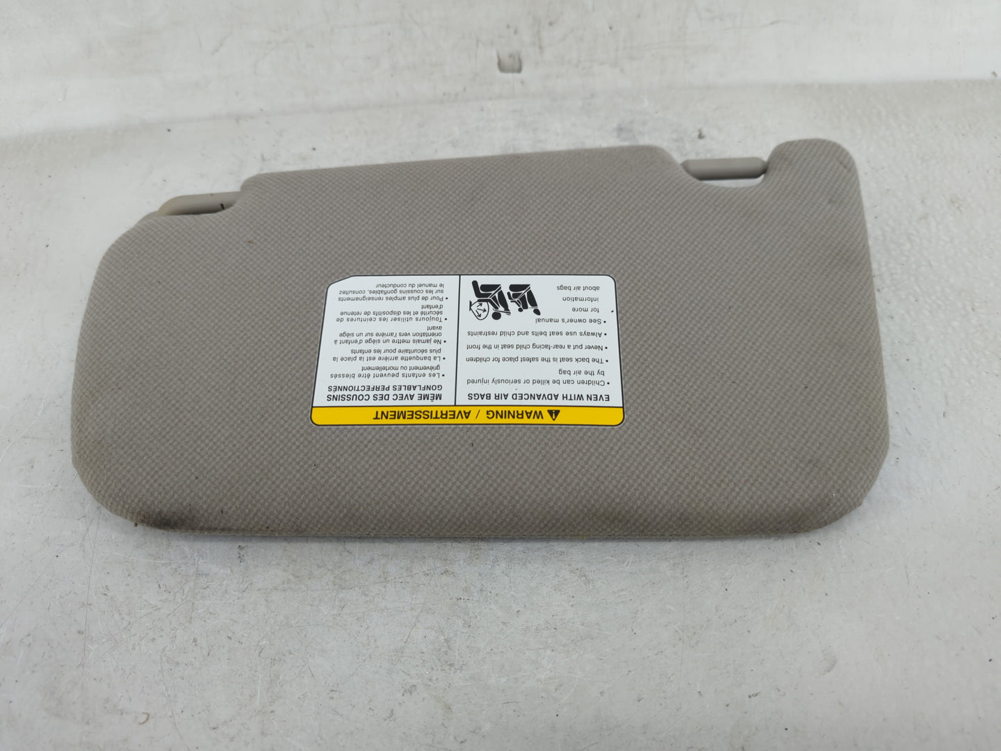 2013-2019 Nissan Sentra Sun Visor Shade Replacement Passenger Right Mirror Fits Fits 2012 2013 2014 2015 2016 2017 2018 2019