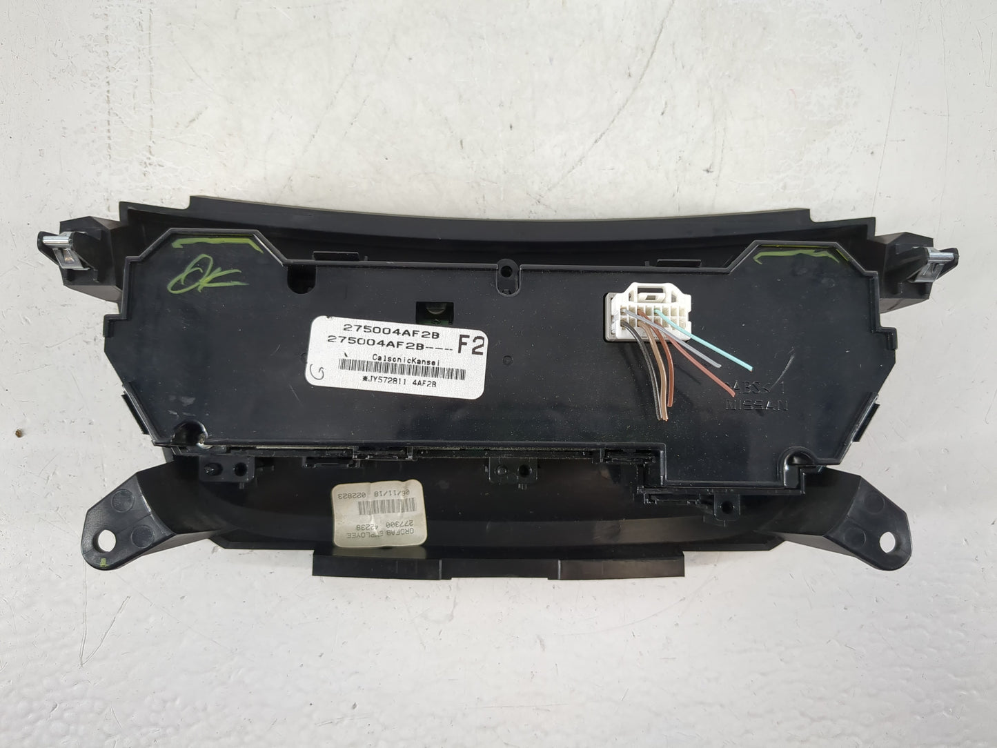 2017-2019 Nissan Sentra Climate Control Module Temperature AC/Heater Replacement Fits Fits 2017 2018 2019 OEM Used Auto Part