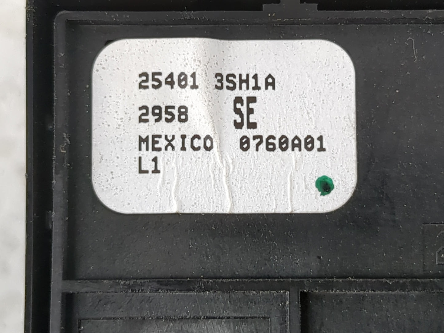 2013-2019 Nissan Sentra Master Power Window Switch Replacement Driver Side Left P/N:25401 3SH1A Fits OEM Used Auto Parts - O
