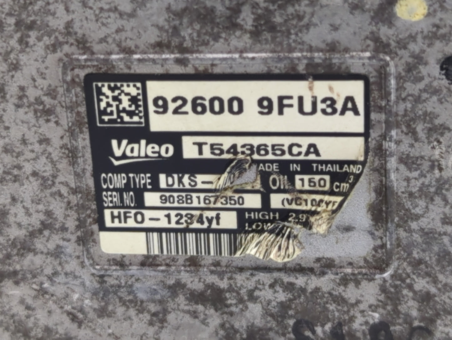 2019-2021 Nissan Titan Air Conditioning A/c Ac Compressor Oem - Oemusedautoparts1.com