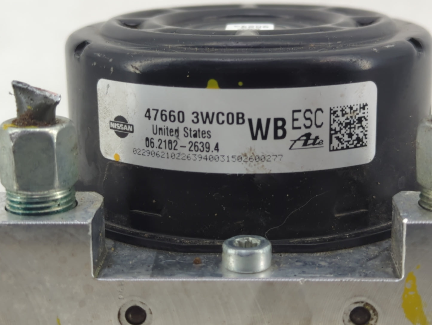 2014-2019 Nissan Versa ABS Pump Control Module Replacement P/N:47660 3WC0B Fits Fits 2014 2015 2016 2017 2018 2019 OEM Used 