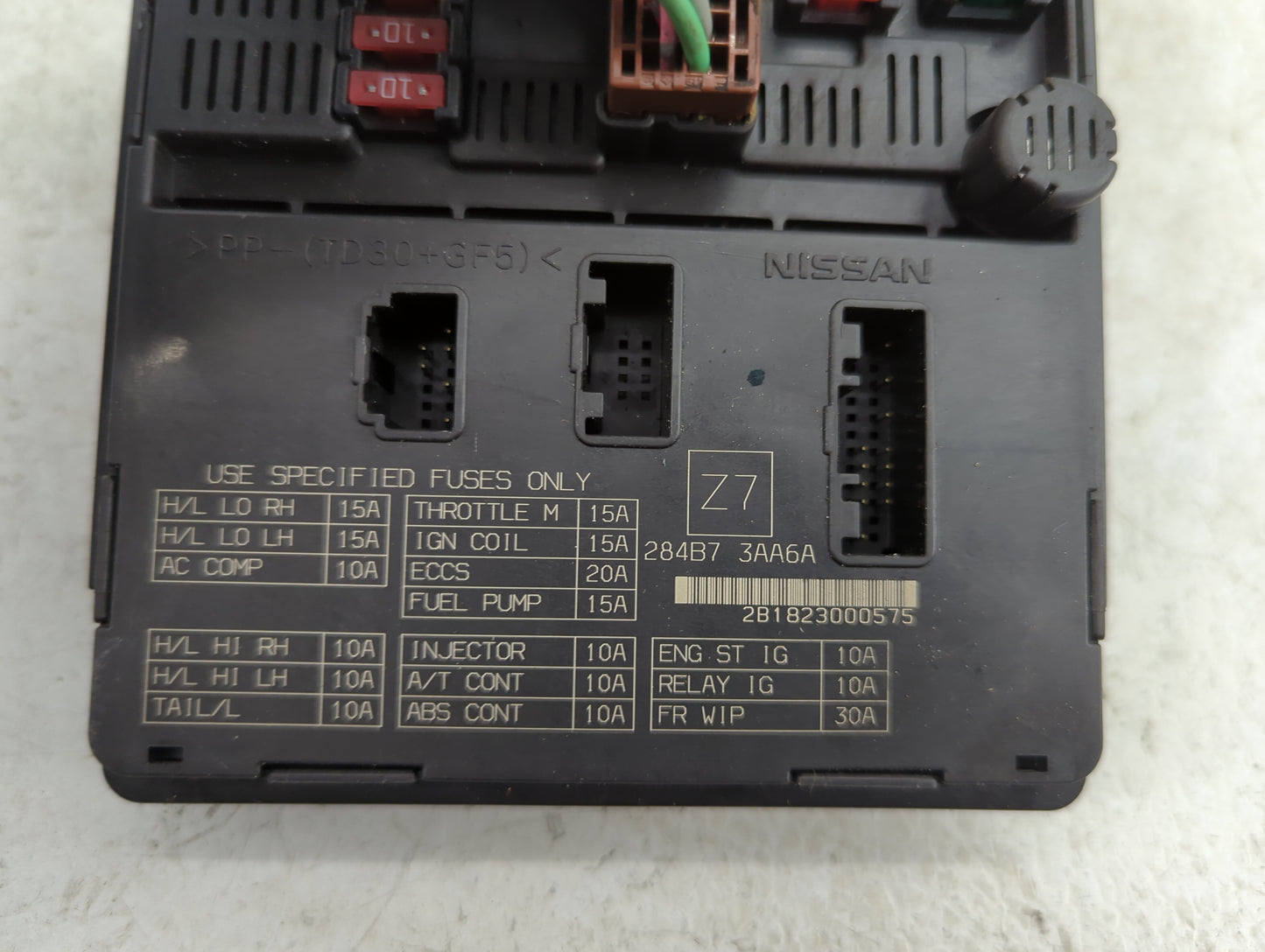 2013-2019 Nissan Versa Fusebox Fuse Box Panel Relay Module P/N:284B7 3AA6A Fits Fits 2013 2014 2015 2016 2017 2018 2019 OEM 