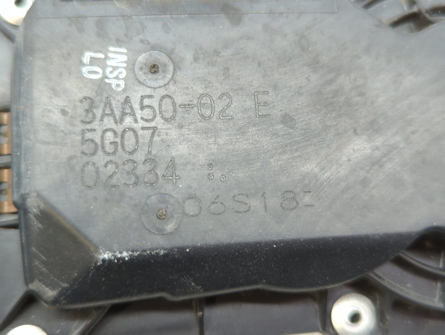 2012-2019 Nissan Versa Throttle Body P/N:3AA50-02 B 3AA50-02 C, 3AA50-02 F Fits Fits 2012 2013 2014 2015 2016 2017 2018 2019