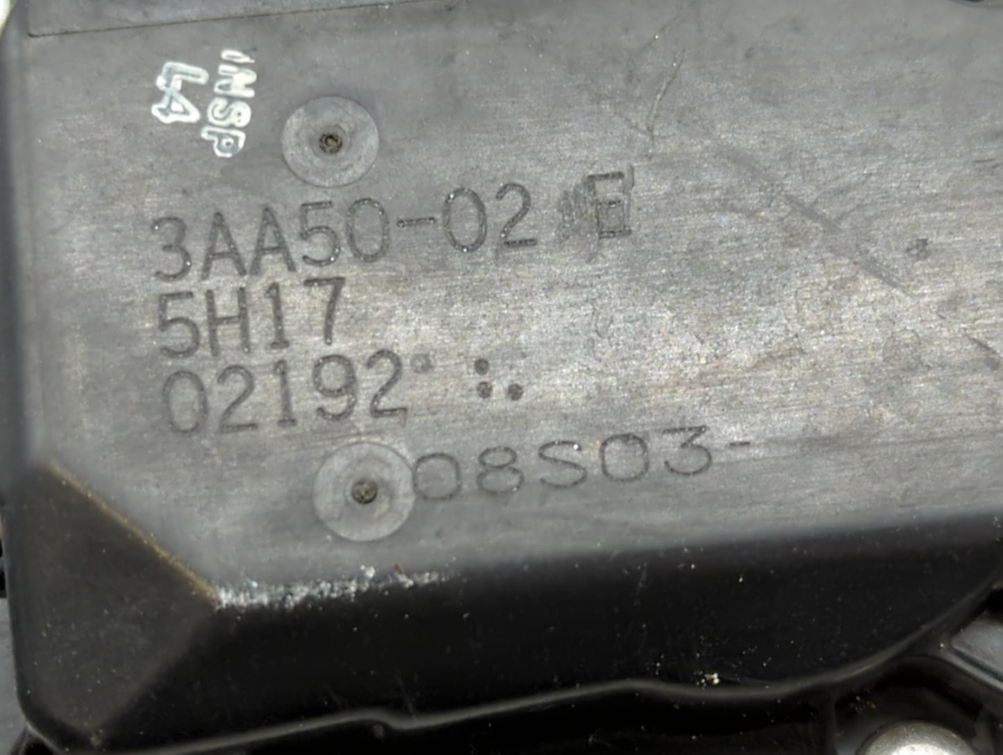 2012-2019 Nissan Versa Throttle Body P/N:3AA50-02 B 3AA50-02 C, 3AA50-02 F Fits Fits 2012 2013 2014 2015 2016 2017 2018 2019