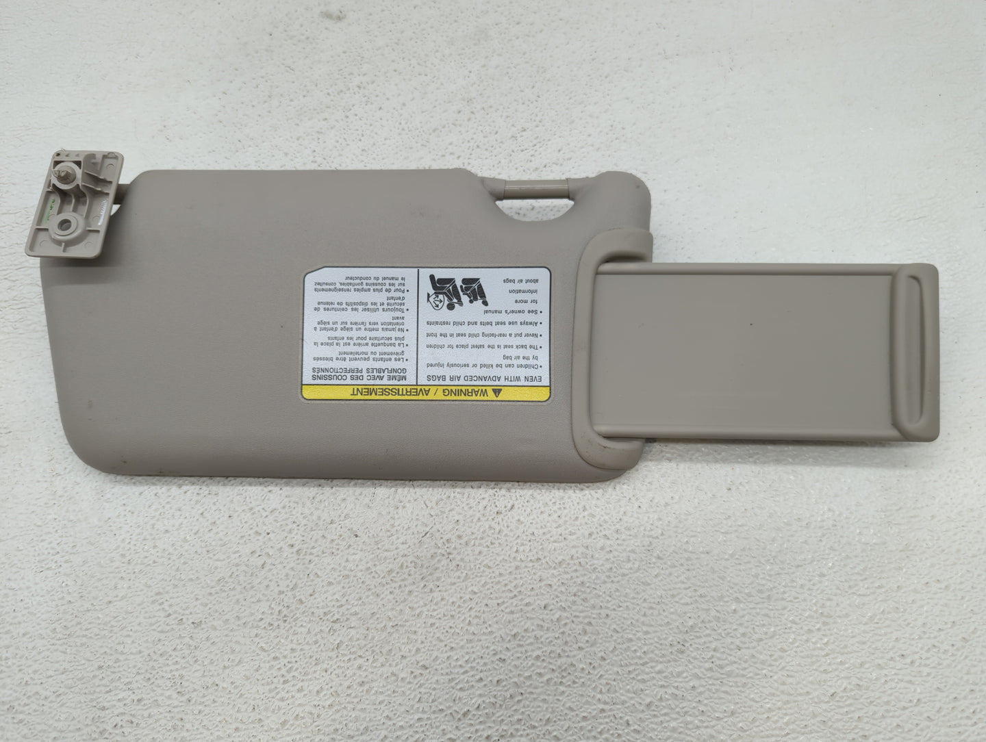 2016-2019 Nissan Versa Sun Visor Shade Replacement Passenger Right Mirror Fits Fits 2015 2016 2017 2018 2019 OEM Used Auto P