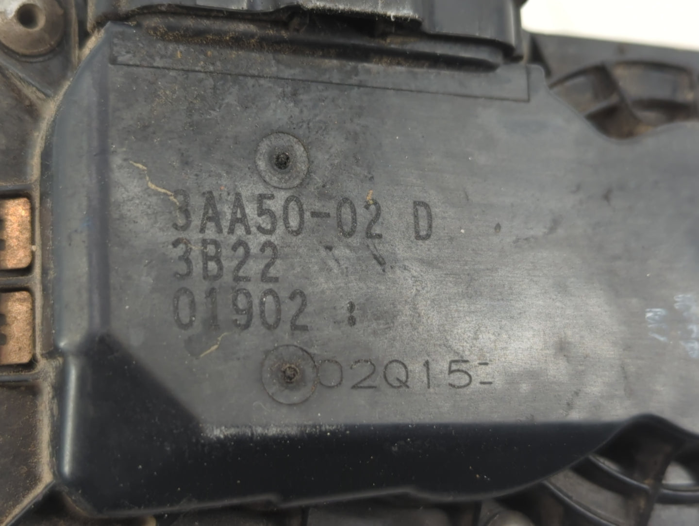2012-2019 Nissan Versa Throttle Body P/N:3AA50-02 D Fits Fits 2012 2013 2014 2015 2016 2017 2018 2019 OEM Used Auto Parts - 