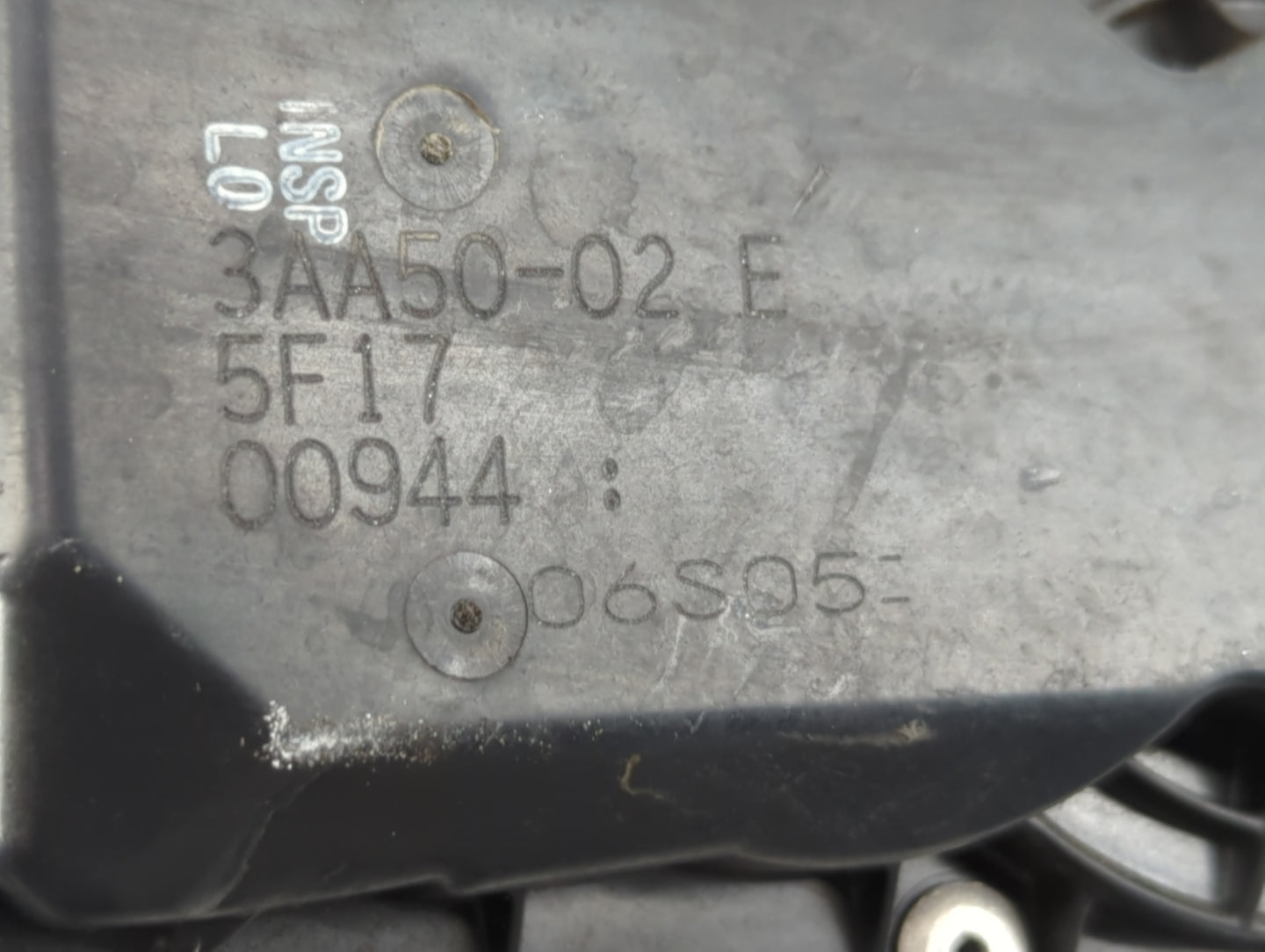 2012-2019 Nissan Versa Throttle Body P/N:3AA50-02 E Fits Fits 2012 2013 2014 2015 2016 2017 2018 2019 OEM Used Auto Parts - 
