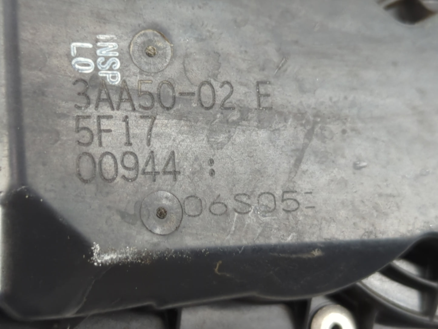2012-2019 Nissan Versa Throttle Body P/N:3AA50-02 E Fits Fits 2012 2013 2014 2015 2016 2017 2018 2019 OEM Used Auto Parts - 