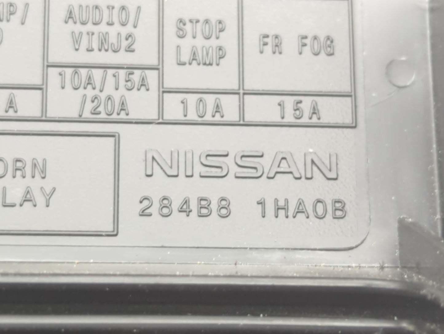 2013-2019 Nissan Versa Fusebox Fuse Box Panel Relay Module P/N:284B8 1HA0B Fits Fits 2013 2014 2015 2016 2017 2018 2019 OEM 
