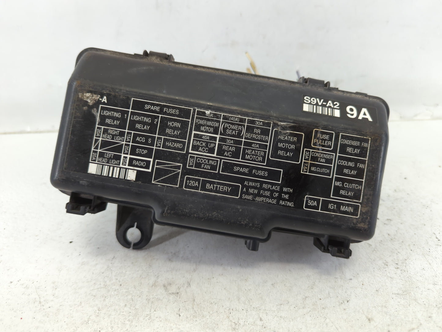 2013-2019 Nissan Versa Fusebox Fuse Box Panel Relay Module P/N:S9V-A2 Fits Fits 2013 2014 2015 2016 2017 2018 2019 OEM Used 