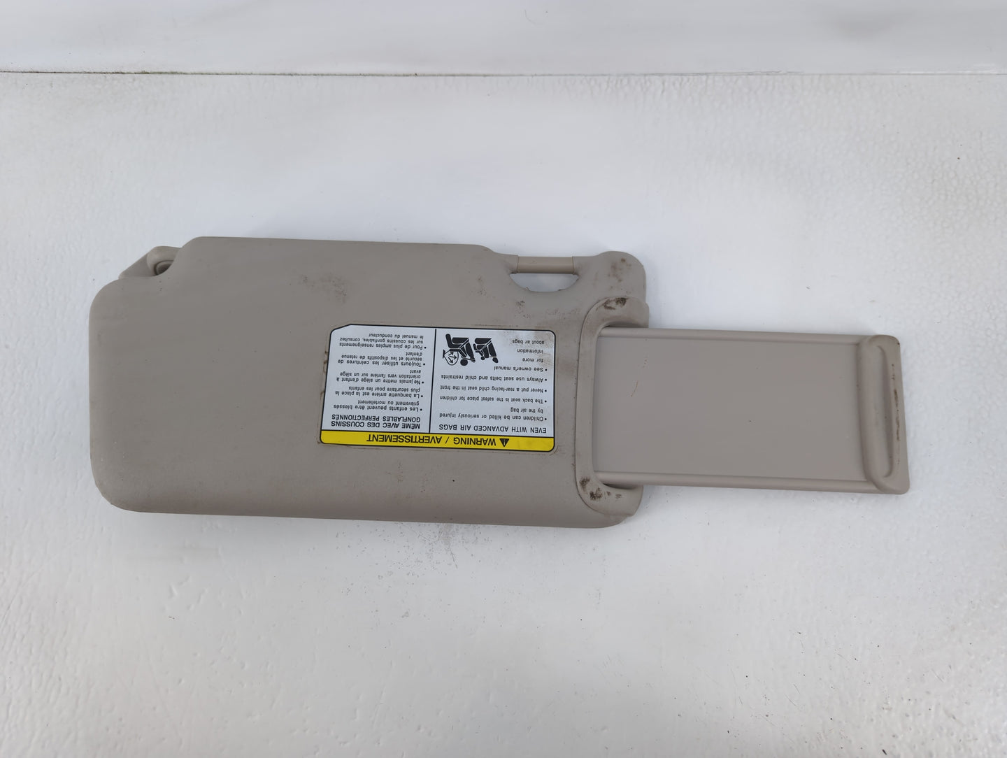 2016-2019 Nissan Versa Sun Visor Shade Replacement Passenger Right Mirror Fits Fits 2015 2016 2017 2018 2019 OEM Used Auto P