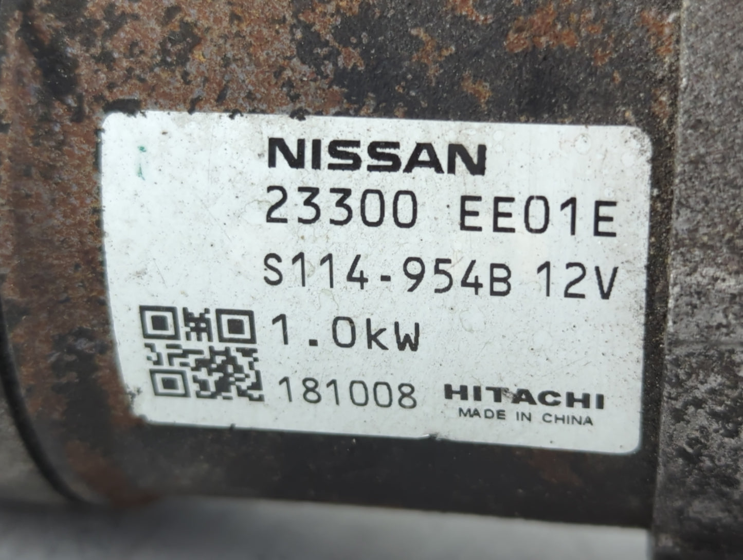 2012-2019 Nissan Versa Car Starter Motor Solenoid OEM P/N:M000T3217ZC 23300 EE01E Fits OEM Used Auto Parts - Oemusedautopart