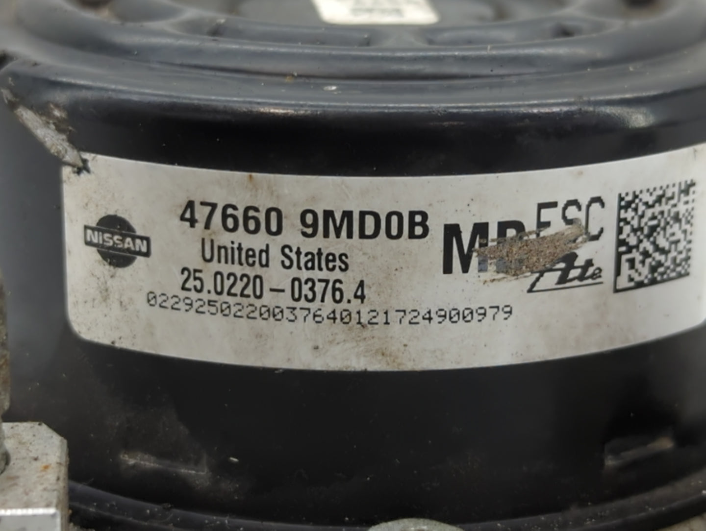 2015-2019 Nissan Versa ABS Pump Control Module Replacement P/N:28.5159-1900.3 Fits Fits 2015 2016 2017 2018 2019 OEM Used Au