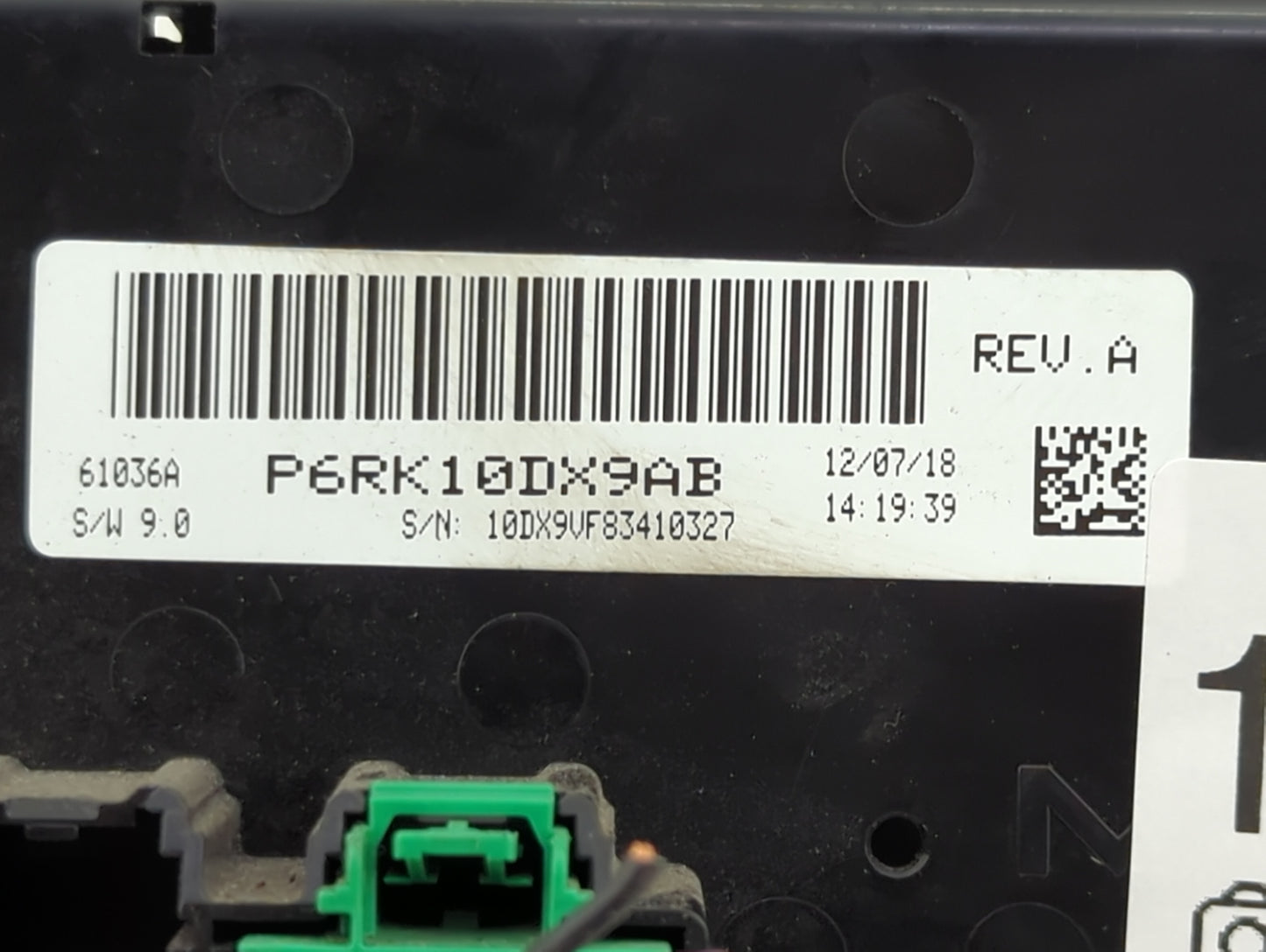 2019 Ram 1500 Climate Control Module Temperature AC/Heater Replacement P/N:P6RK10DX9AB Fits Fits 2020 2021 OEM Used Auto Par