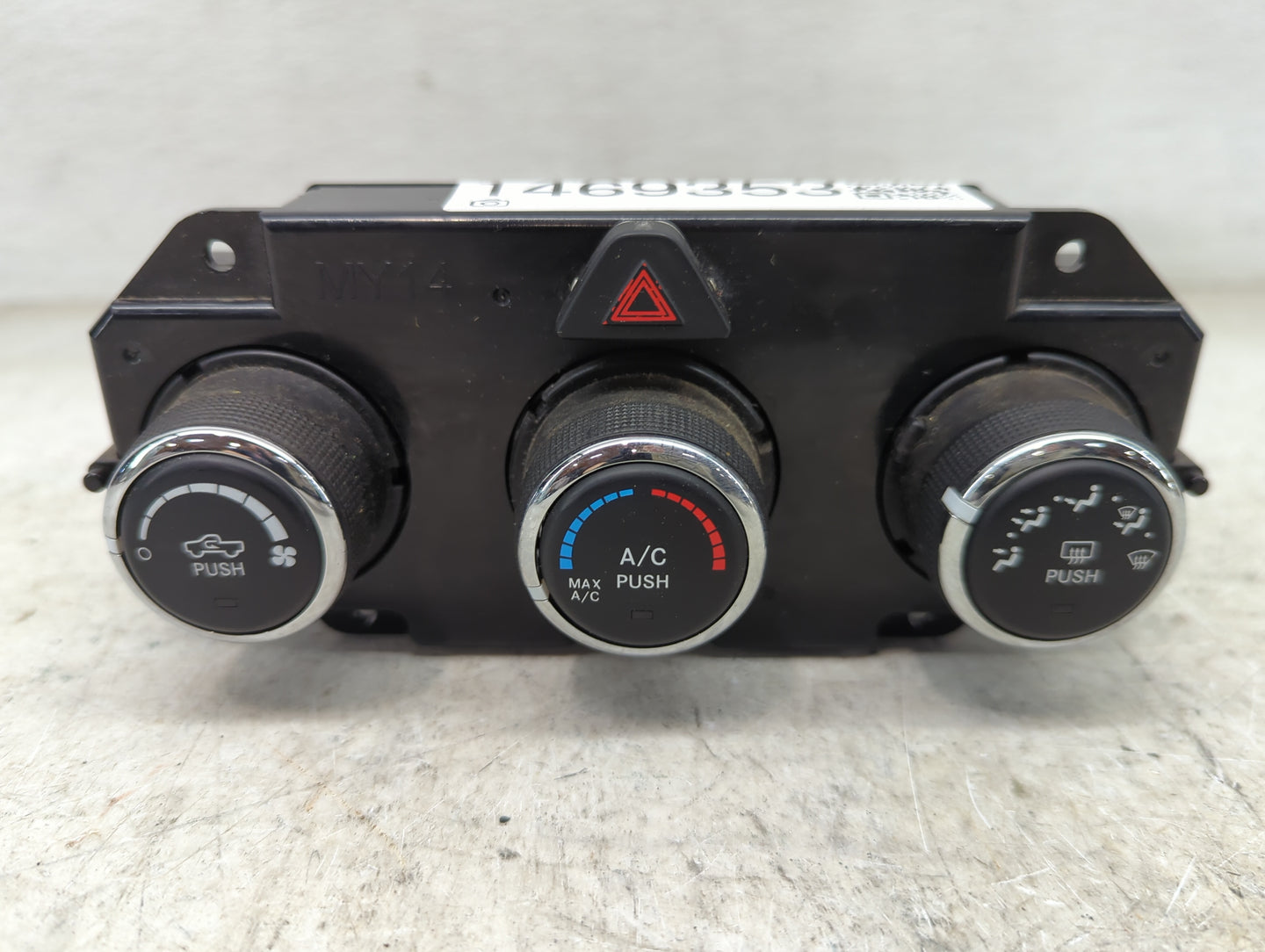 2013-2022 Ram 1500 Climate Control Module Temperature AC/Heater Replacement P/N:P68268190AA 61036A Fits OEM Used Auto Parts 