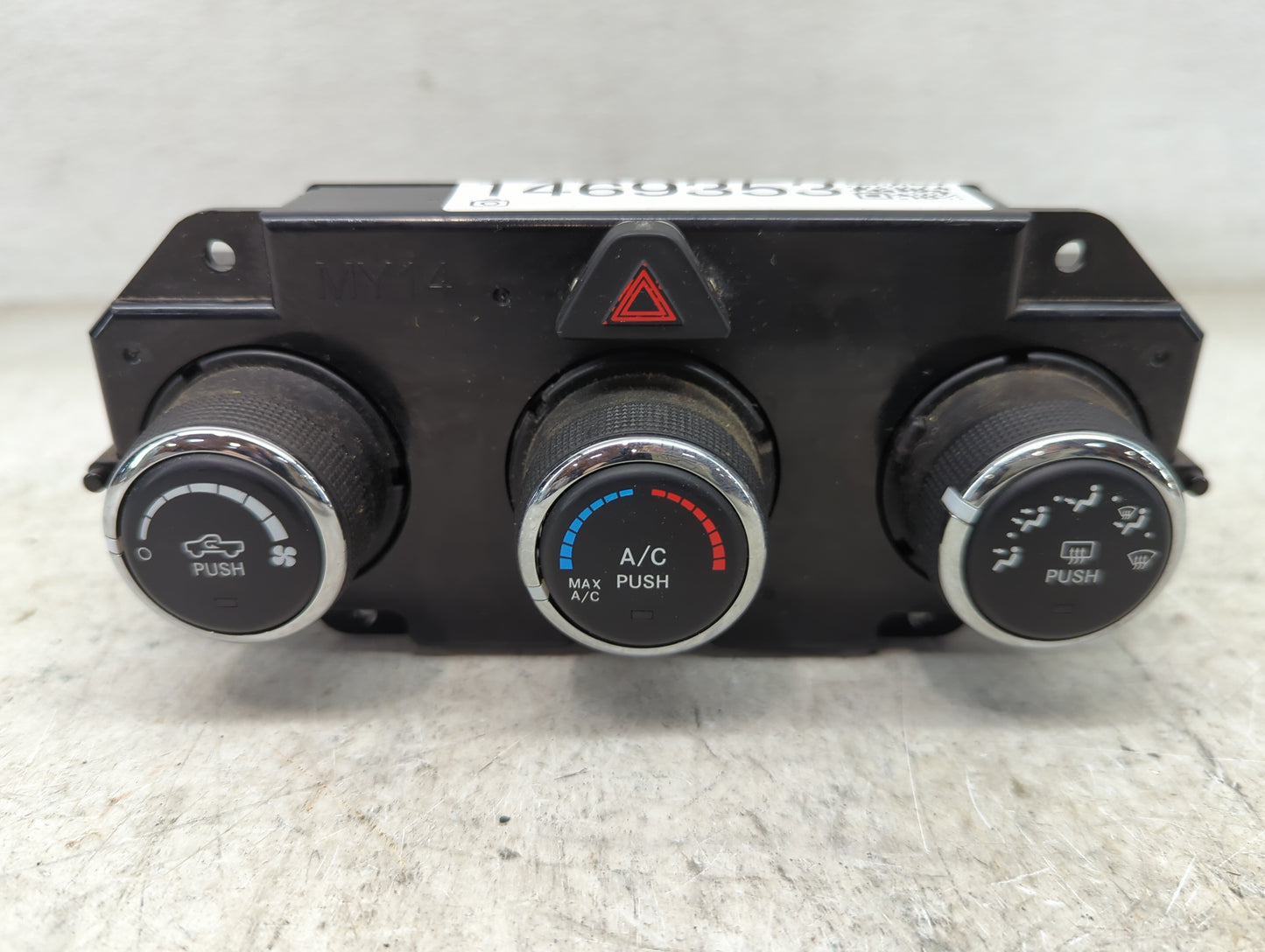 2013-2022 Ram 1500 Climate Control Module Temperature AC/Heater Replacement P/N:P68268190AA 61036A Fits OEM Used Auto Parts 