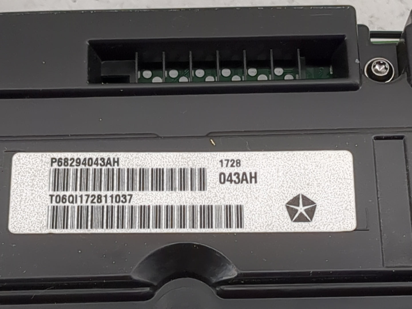 2019 Ram 1500 Instrument Cluster Speedometer Gauges P/N:P68294043AH T06QI172811037, A2C12619006 Miles: Fits OEM Used Auto Pa