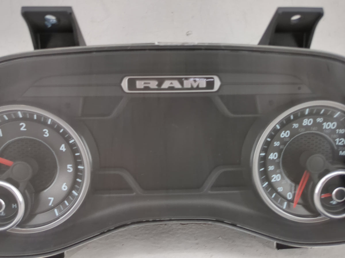 2019 Ram 1500 Instrument Cluster Speedometer Gauges P/N:P68294051AI T8KQI321822831, A2C12617308 Miles: Fits OEM Used Auto Pa
