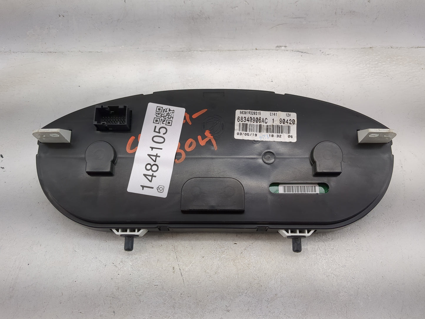 2019 Ram 1500 Instrument Cluster Speedometer Gauges P/N:68340906AC Miles: Fits Fits 2018 2020 OEM Used Auto Parts - Oemuseda