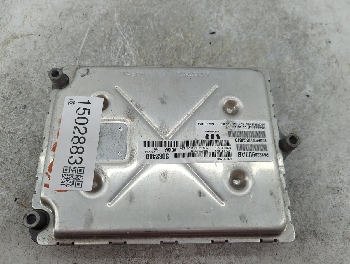 2019 Ram 1500 PCM Engine Control Computer ECU ECM PCU OEM P/N:P68330907AB 68330907AB, T00EP3118GJ8JD, P68376E79AF, 68376E79A