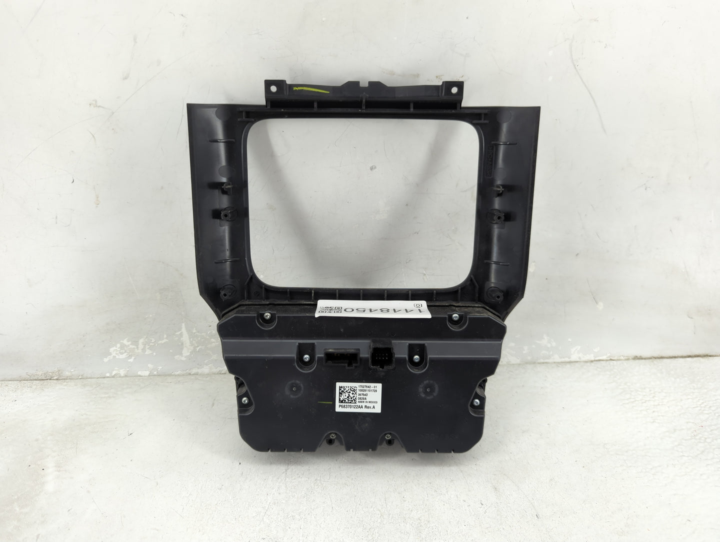 2019-2022 Ram 3500 Climate Control Module Temperature AC/Heater Replacement P/N:P68370122AA 17027642-01 Fits OEM Used Auto P