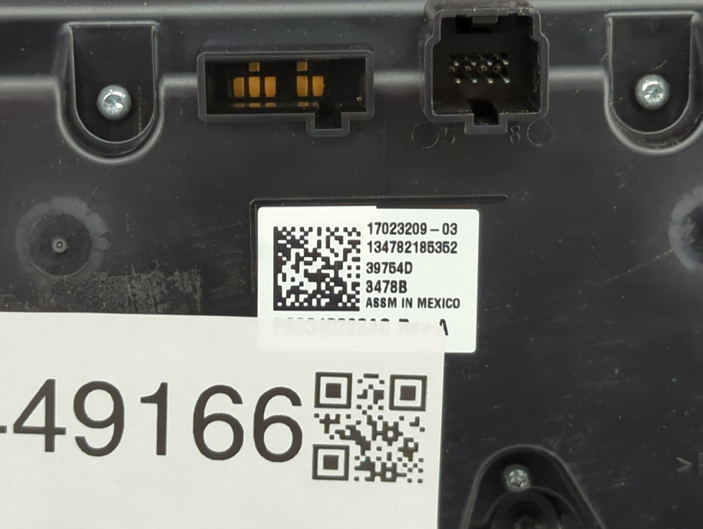 2019-2022 Ram 3500 Climate Control Module Temperature AC/Heater Replacement P/N:17023209-03 134782185352 Fits OEM Used Auto 