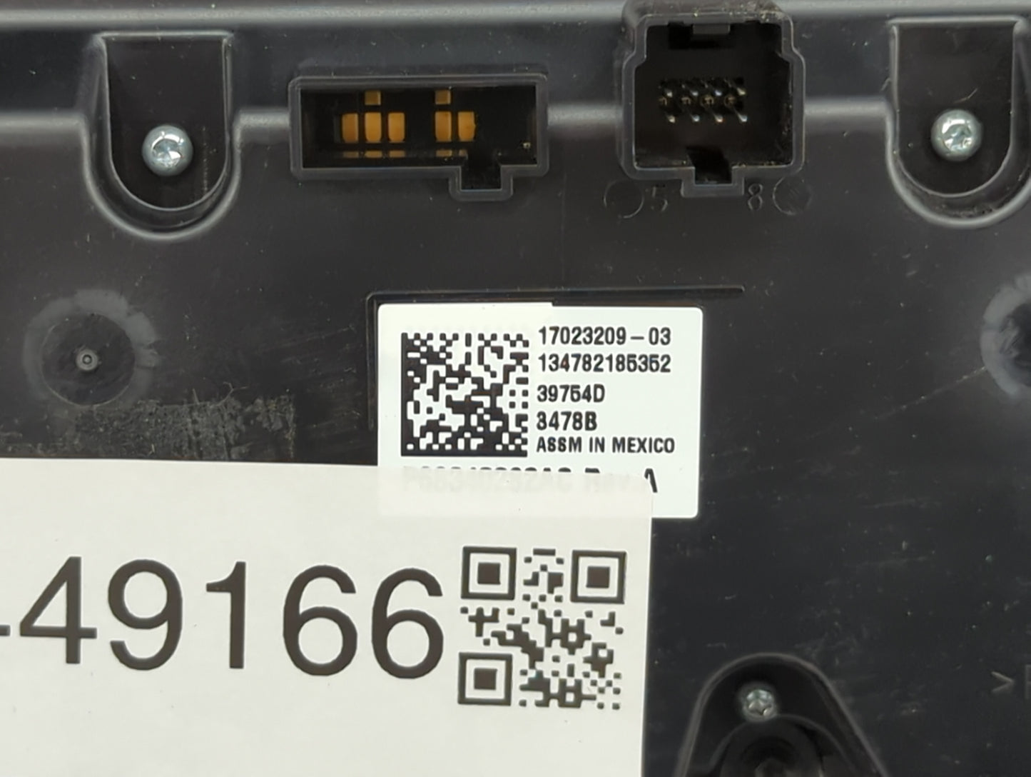 2019-2022 Ram 3500 Climate Control Module Temperature AC/Heater Replacement P/N:17023209-03 134782185352 Fits OEM Used Auto 