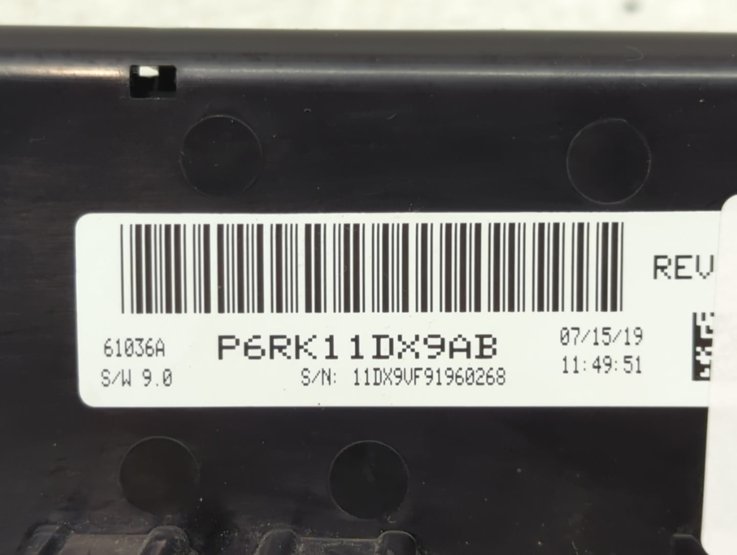 2019-2021 Ram Promaster 1500 Climate Control Module Temperature AC/Heater Replacement P/N:P6RK11DX9AB Fits Fits 2019 2020 20