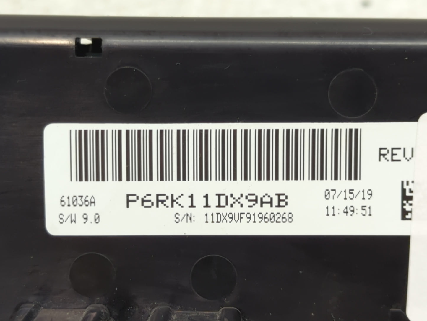 2019-2021 Ram Promaster 1500 Climate Control Module Temperature AC/Heater Replacement P/N:P6RK11DX9AB Fits Fits 2019 2020 20