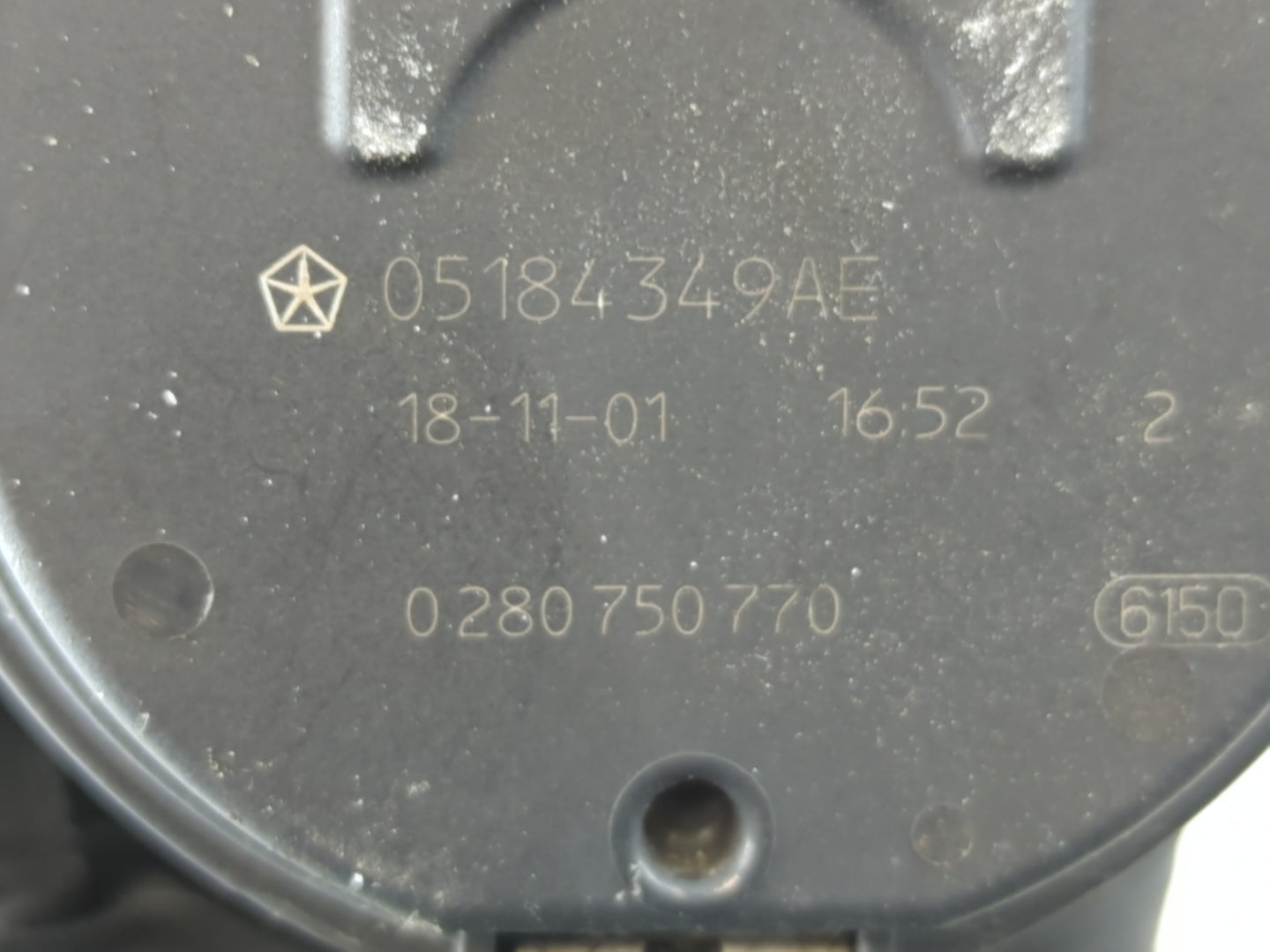 2014-2022 Ram Promaster 1500 Throttle Body P/N:0 280 750 770 05184349AE Fits OEM Used Auto Parts - Oemusedautoparts1.com