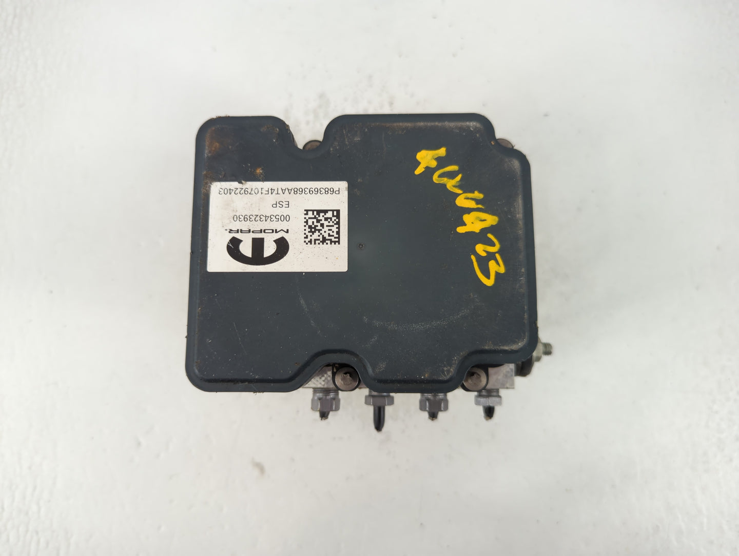 2019 Ram Promaster 1500 ABS Pump Control Module Replacement P/N:00534323930 P68369368AAT4F10 Fits Fits 2018 OEM Used Auto Pa