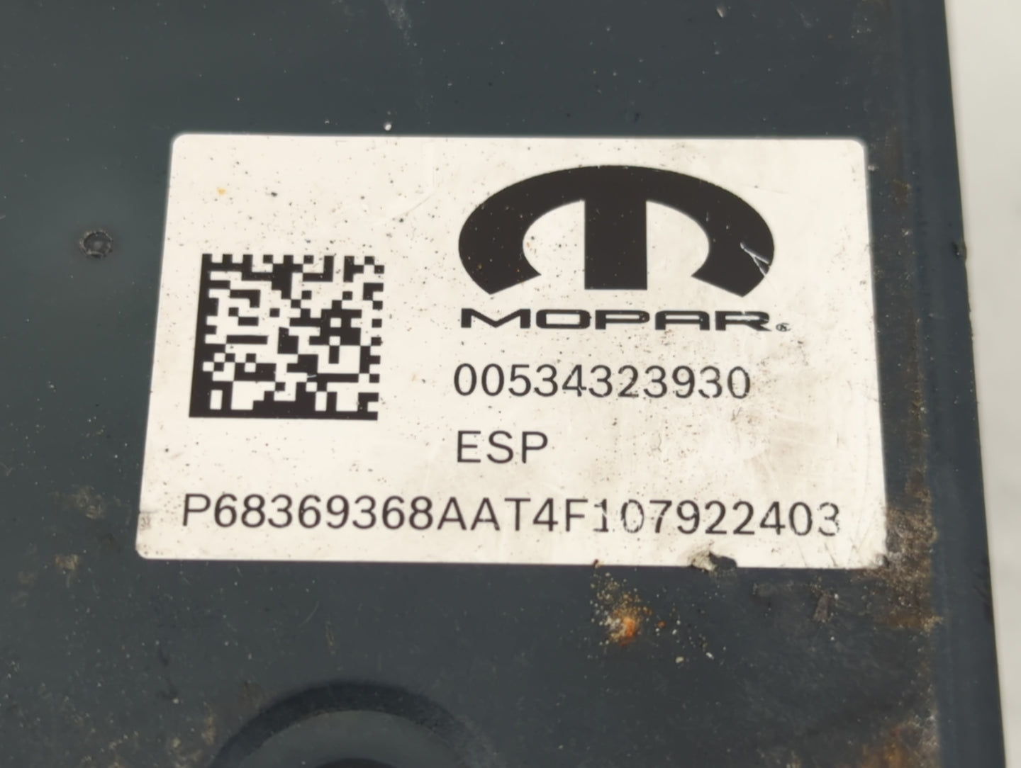 2019 Ram Promaster 1500 ABS Pump Control Module Replacement P/N:00534323930 P68369368AAT4F10 Fits Fits 2018 OEM Used Auto Pa