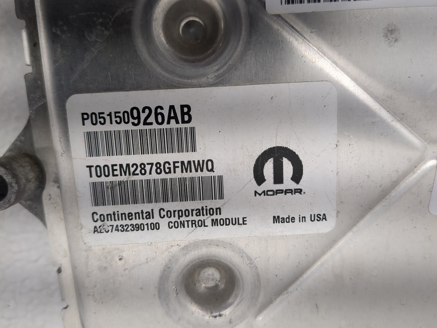 2019 Ram Promaster 2500 PCM Engine Control Computer ECU ECM PCU OEM P/N:P68345830AB P05150926AB Fits OEM Used Auto Parts - O