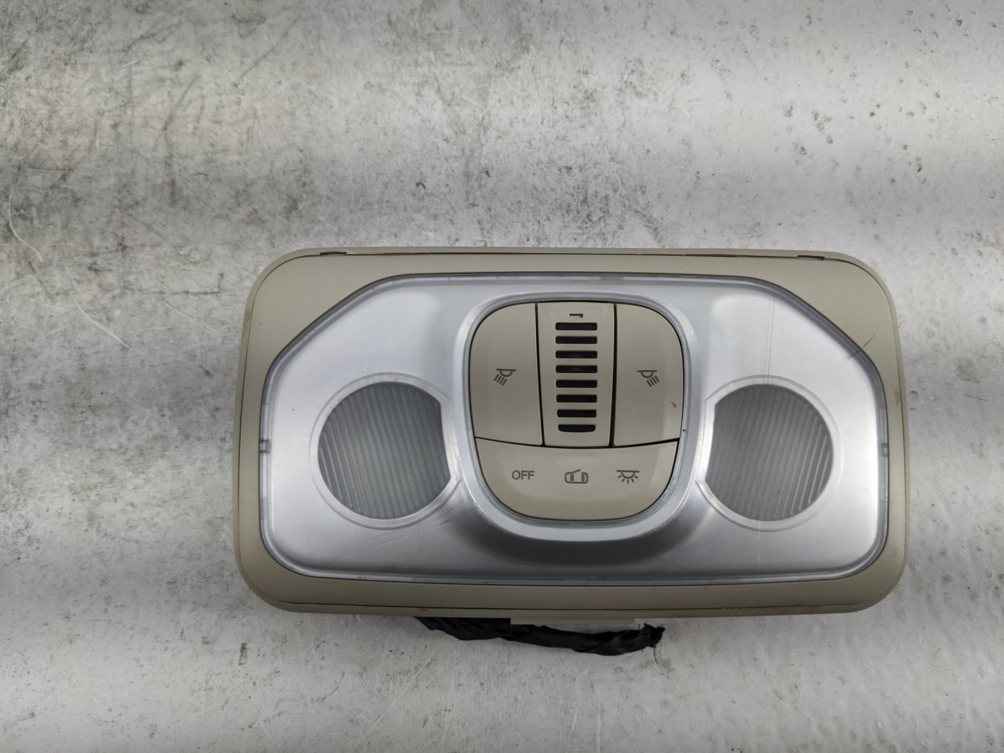 2019 Ram Promaster 2500 Overhead Roof Console Tan - Oemusedautoparts1.com
