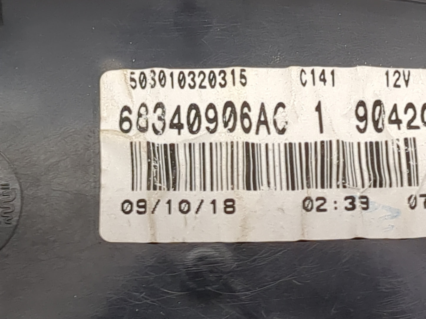2014-2020 Ram Promaster 2500 Instrument Cluster Speedometer Gauges P/N:68340906AC 503010320315 Miles: Fits OEM Used Auto Par