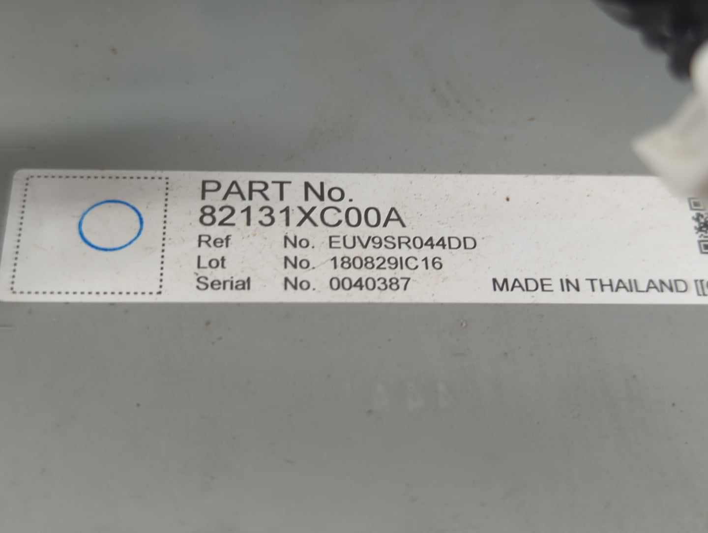 2019 Subaru Ascent Radio AM FM Cd Player Receiver Replacement P/N:82131XC00A Fits OEM Used Auto Parts - Oemusedautoparts1.co