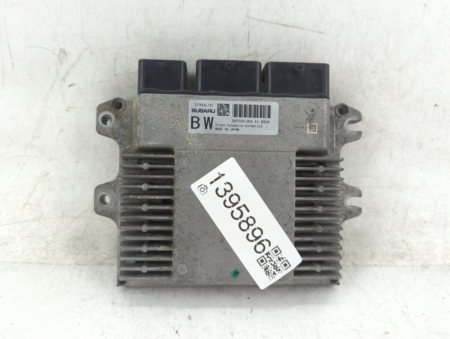 2019 Subaru Ascent PCM Engine Control Computer ECU ECM PCU OEM P/N:22765AL732 DEF020-003 Fits OEM Used Auto Parts - Oemuseda