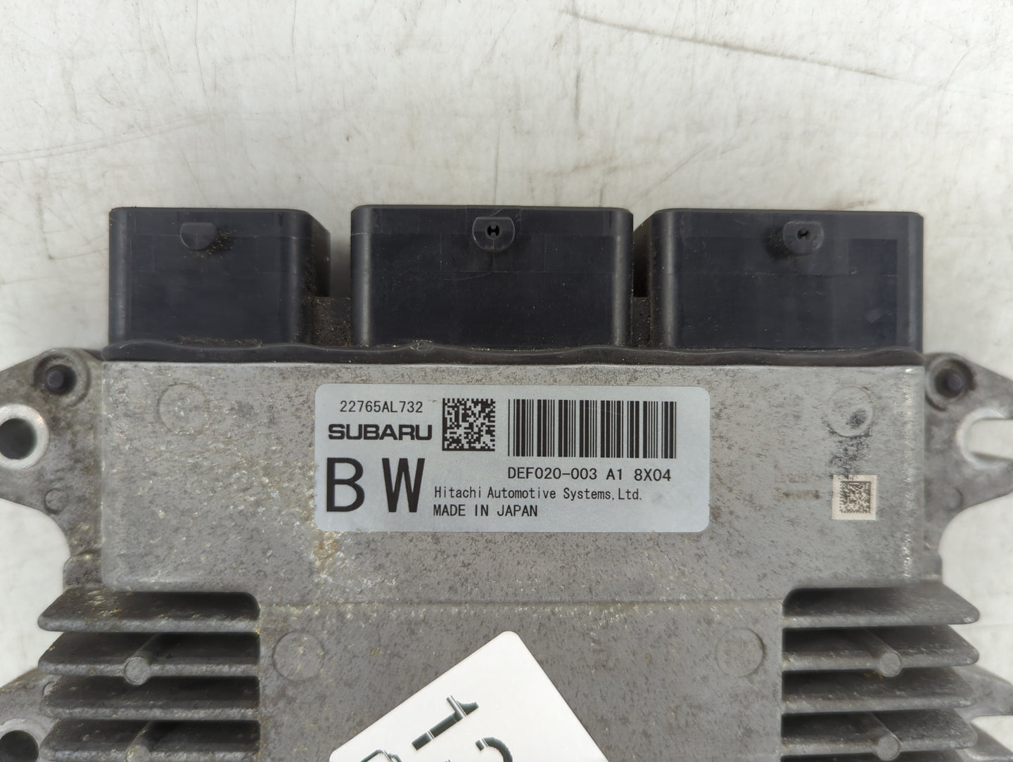 2019 Subaru Ascent PCM Engine Control Computer ECU ECM PCU OEM P/N:22765AL732 DEF020-003 Fits OEM Used Auto Parts - Oemuseda
