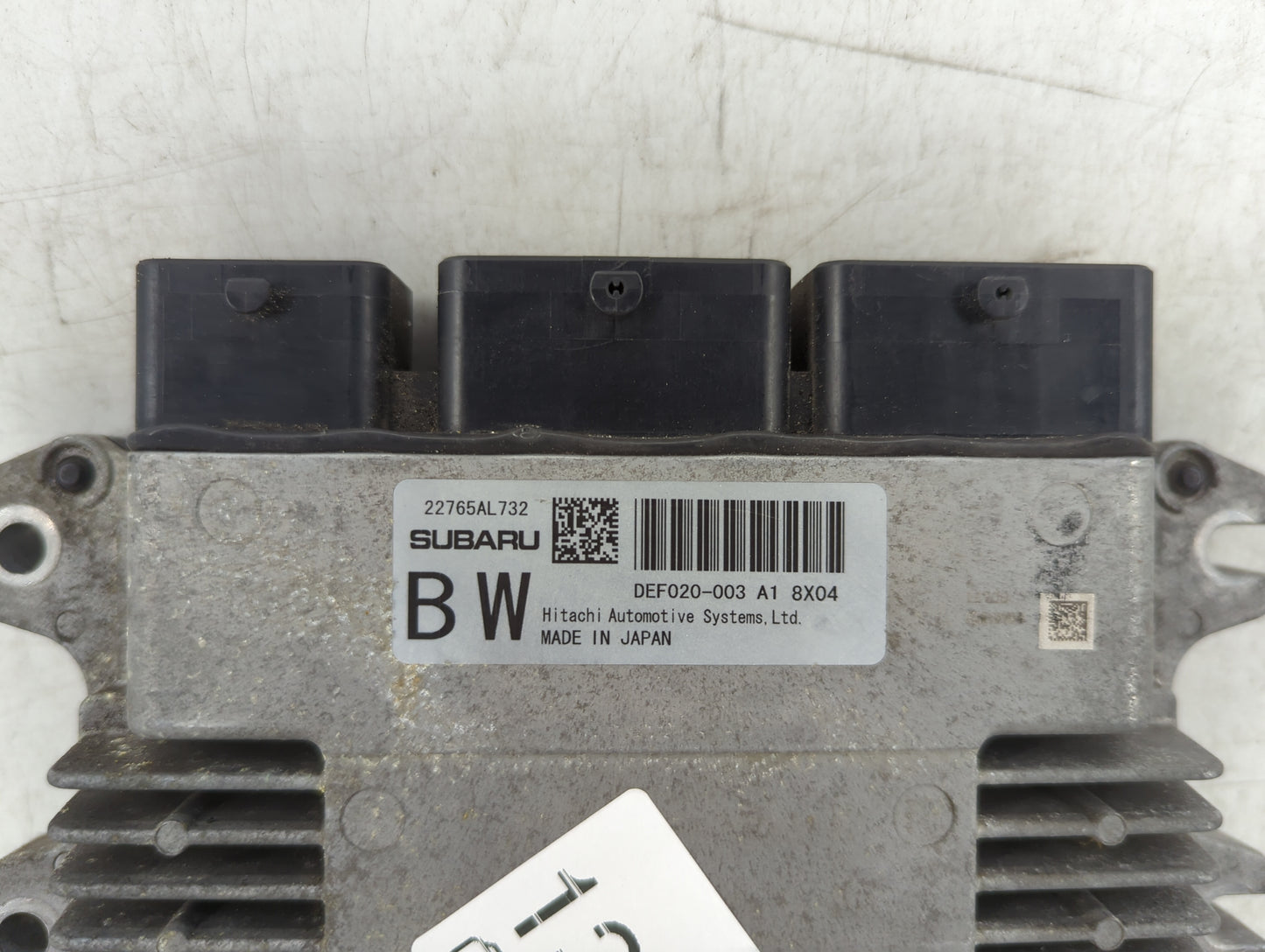 2019 Subaru Ascent PCM Engine Control Computer ECU ECM PCU OEM P/N:22765AL732 DEF020-003 Fits OEM Used Auto Parts - Oemuseda