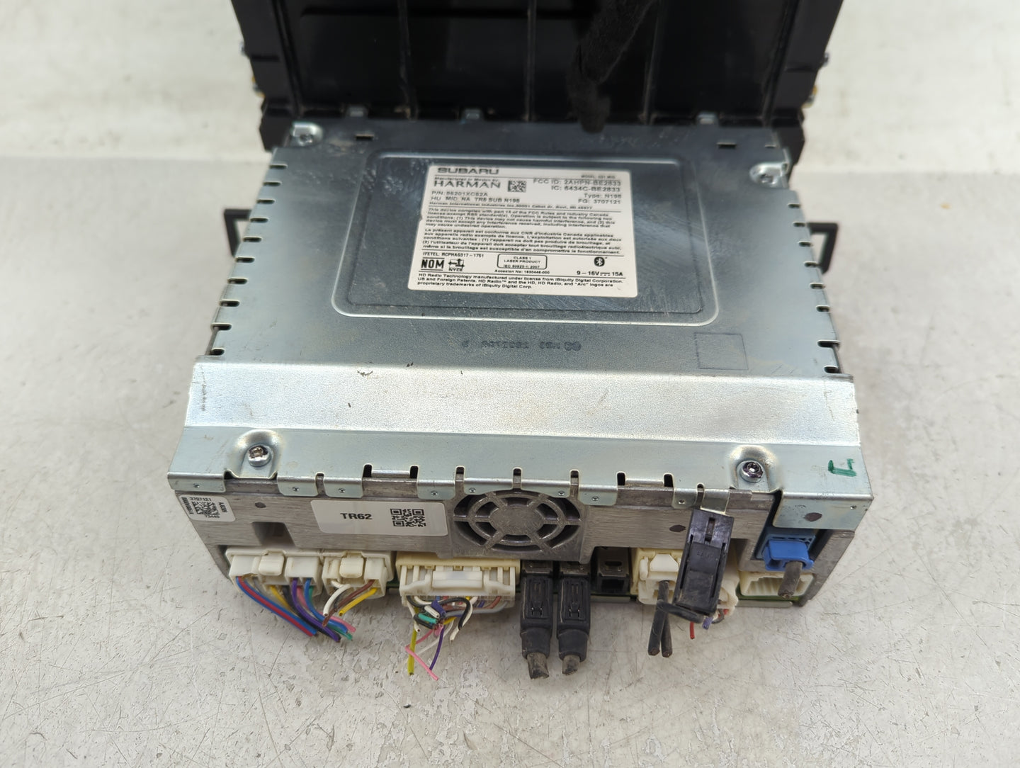 2019 Subaru Ascent Radio AM FM Cd Player Receiver Replacement P/N:86201XC62A Fits OEM Used Auto Parts - Oemusedautoparts1.co