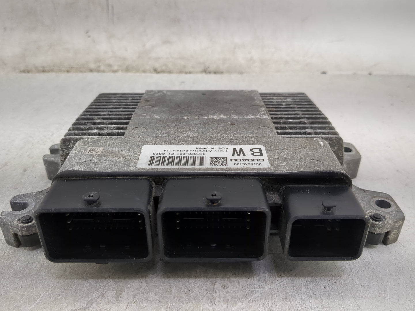 2019 Subaru Ascent PCM Engine Control Computer ECU ECM PCU OEM P/N:22765AL730 DEF020-001 Fits OEM Used Auto Parts - Oemuseda