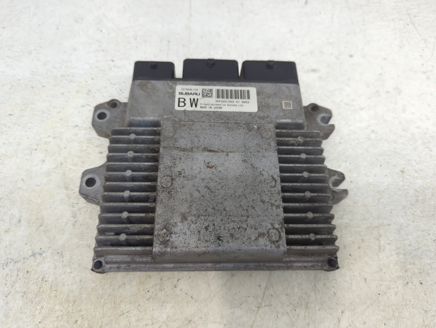2019 Subaru Ascent PCM Engine Control Computer ECU ECM PCU OEM P/N:22765AL732 DEF020-003 Fits OEM Used Auto Parts - Oemuseda