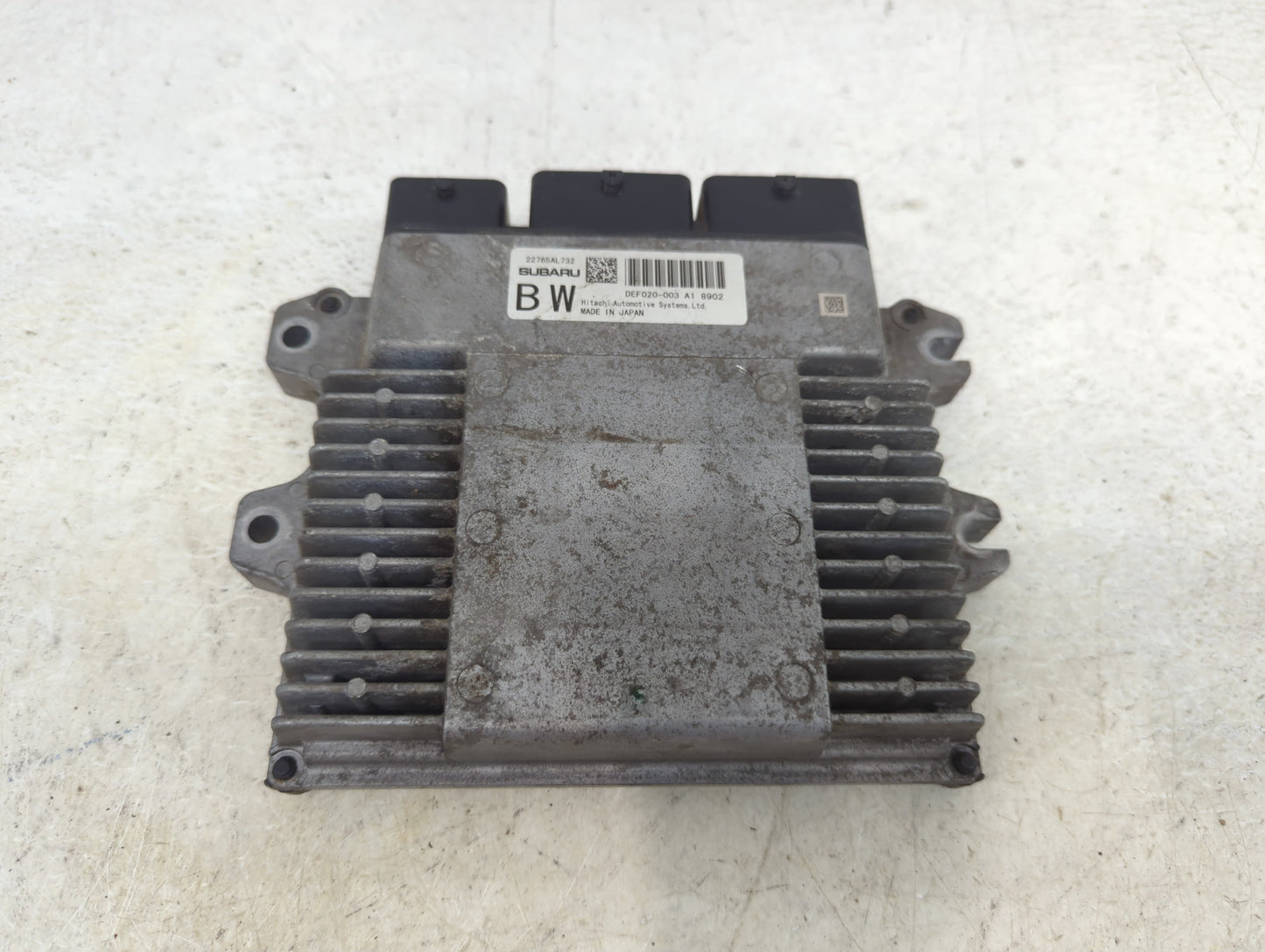 2019 Subaru Ascent PCM Engine Control Computer ECU ECM PCU OEM P/N:22765AL732 DEF020-003 Fits OEM Used Auto Parts - Oemuseda
