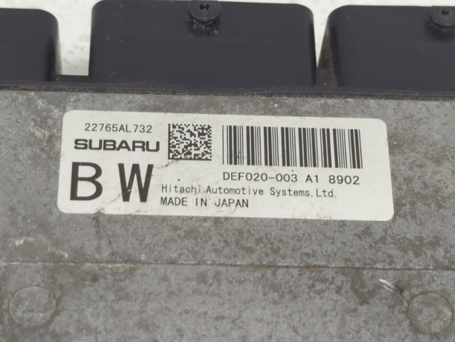 2019 Subaru Ascent PCM Engine Control Computer ECU ECM PCU OEM P/N:22765AL732 DEF020-003 Fits OEM Used Auto Parts - Oemuseda