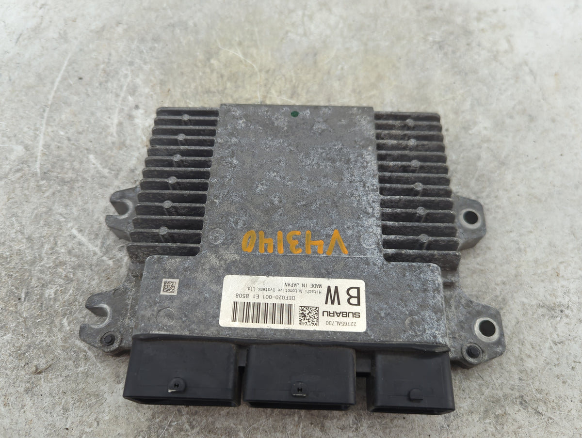 2019 Subaru Ascent PCM Engine Control Computer ECU ECM PCU OEM P/N:22765AL730 DEF020-001 E1 8508 Fits OEM Used Auto Parts - 