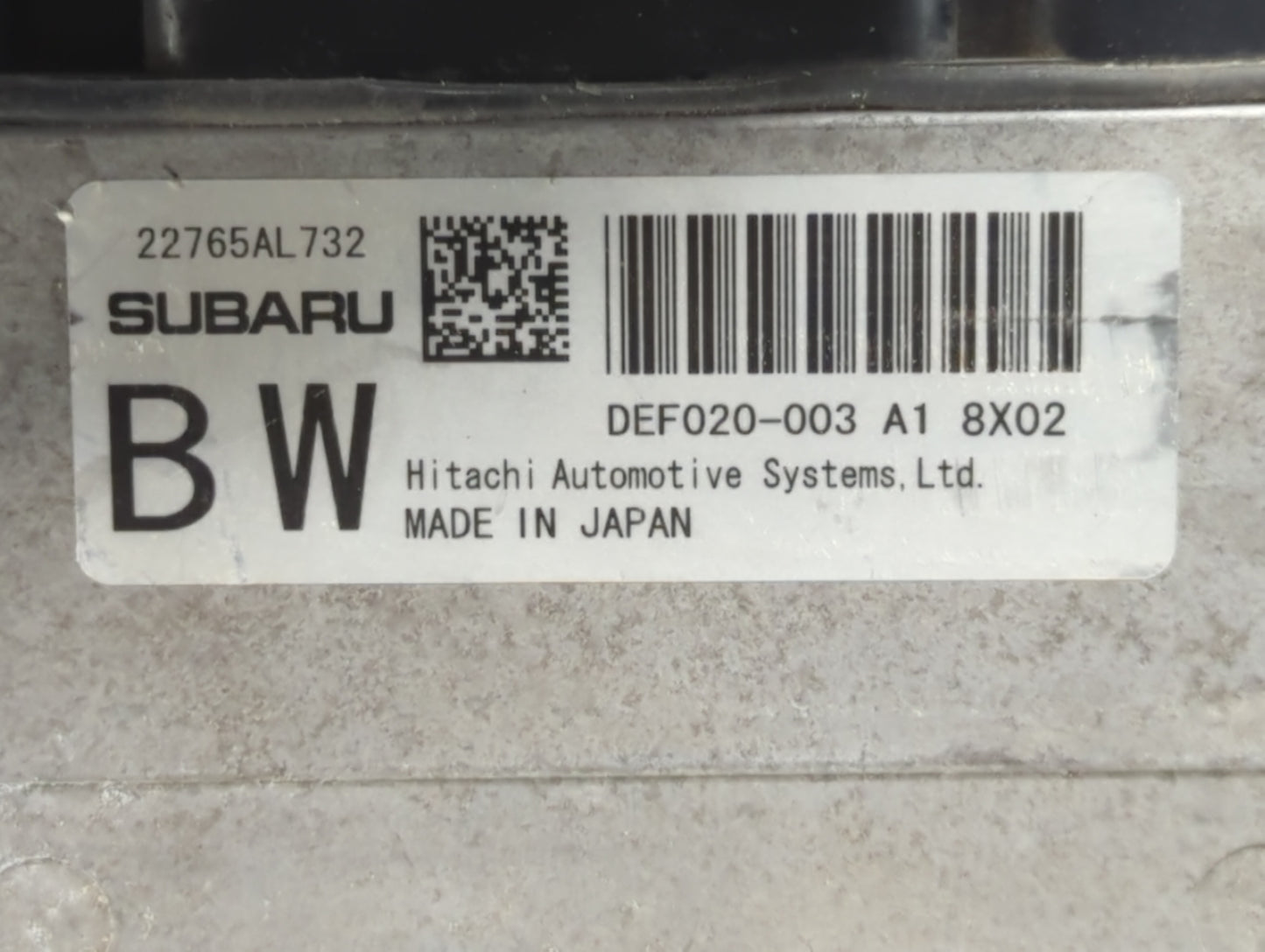 2019 Subaru Ascent PCM Engine Control Computer ECU ECM PCU OEM P/N:DEF020-003 A1 DEF020-004 A1 Fits OEM Used Auto Parts - Oe